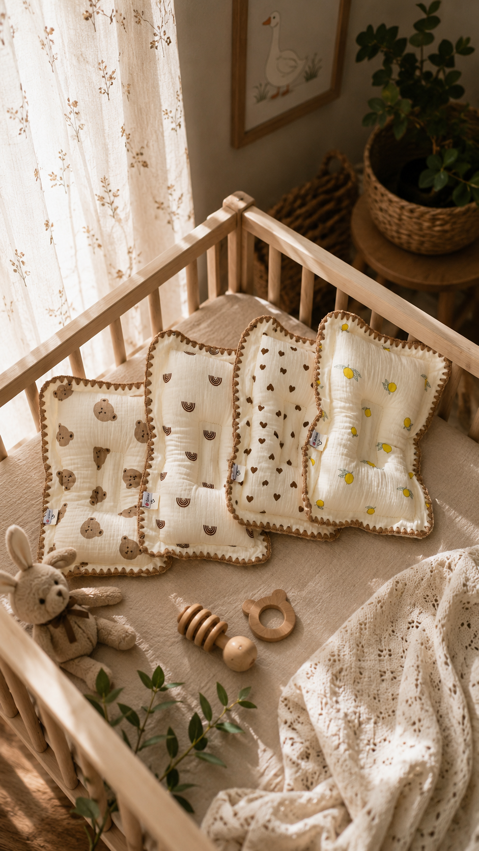 Baby Pillows 100% cotton