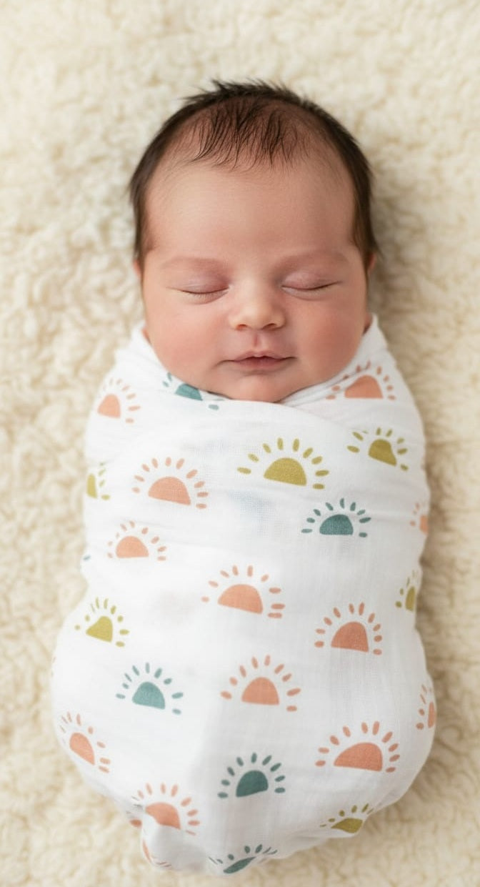 Swaddles for babies 100% Cotton (2 Layer)