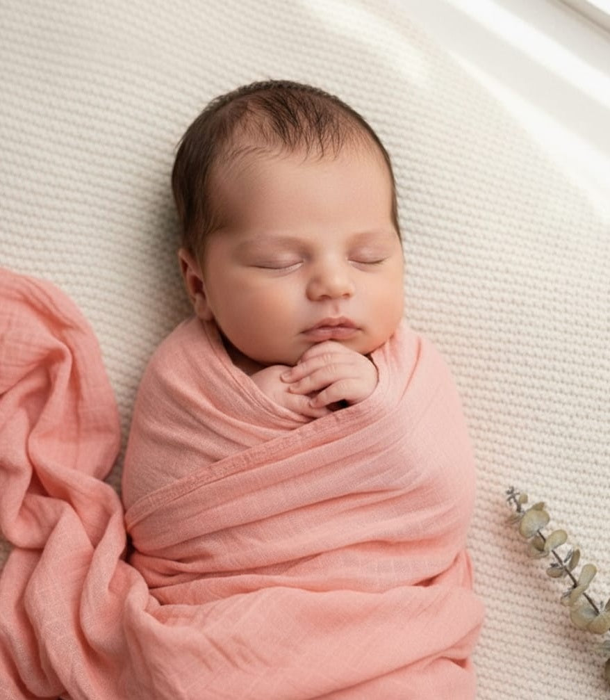 Swaddles for babies 70% Bamboo+ 30% Cotton (2 Layer)