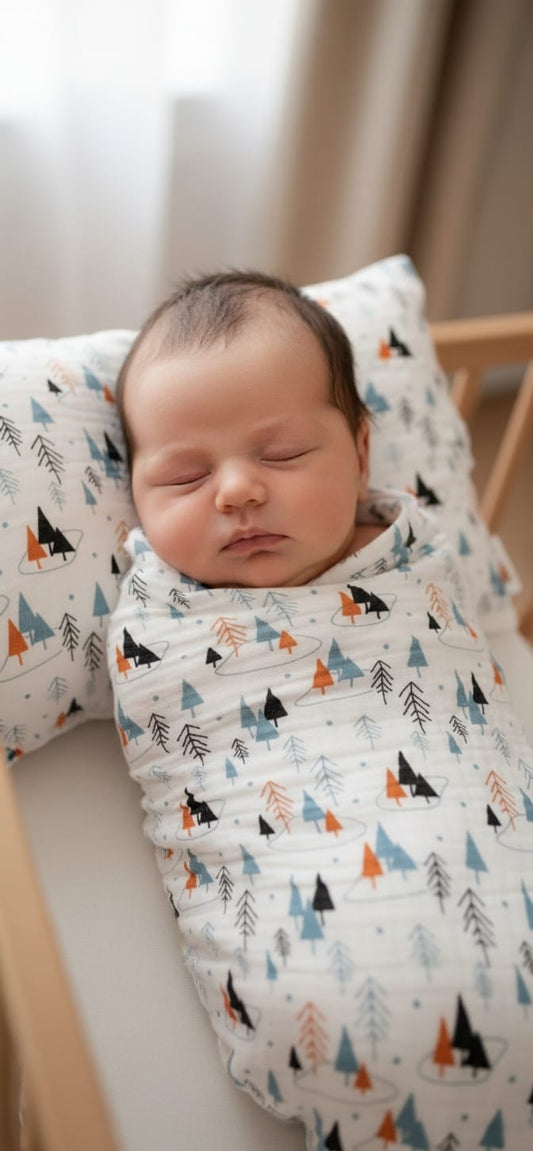 Swaddles for babies 100% Cotton (2 Layer)