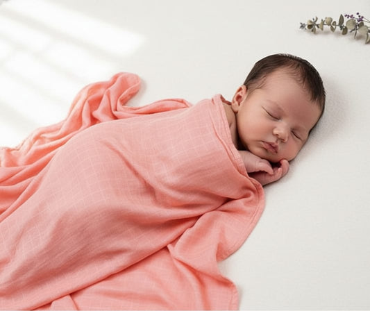 Blanket for babies 70% Bamboo+ 30% Cotton (2 Layer)